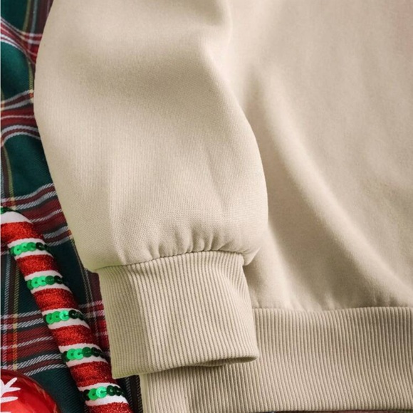 Merry Christmas Holiday Trees Top Women’s Sweatshirt - Picture 5 of 5